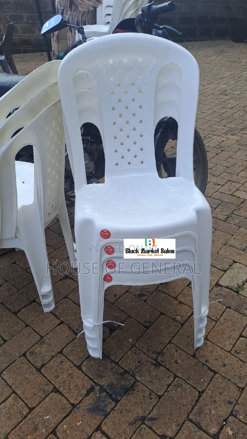 NPL Aarmless Plastic Chair Comfortable and Strong