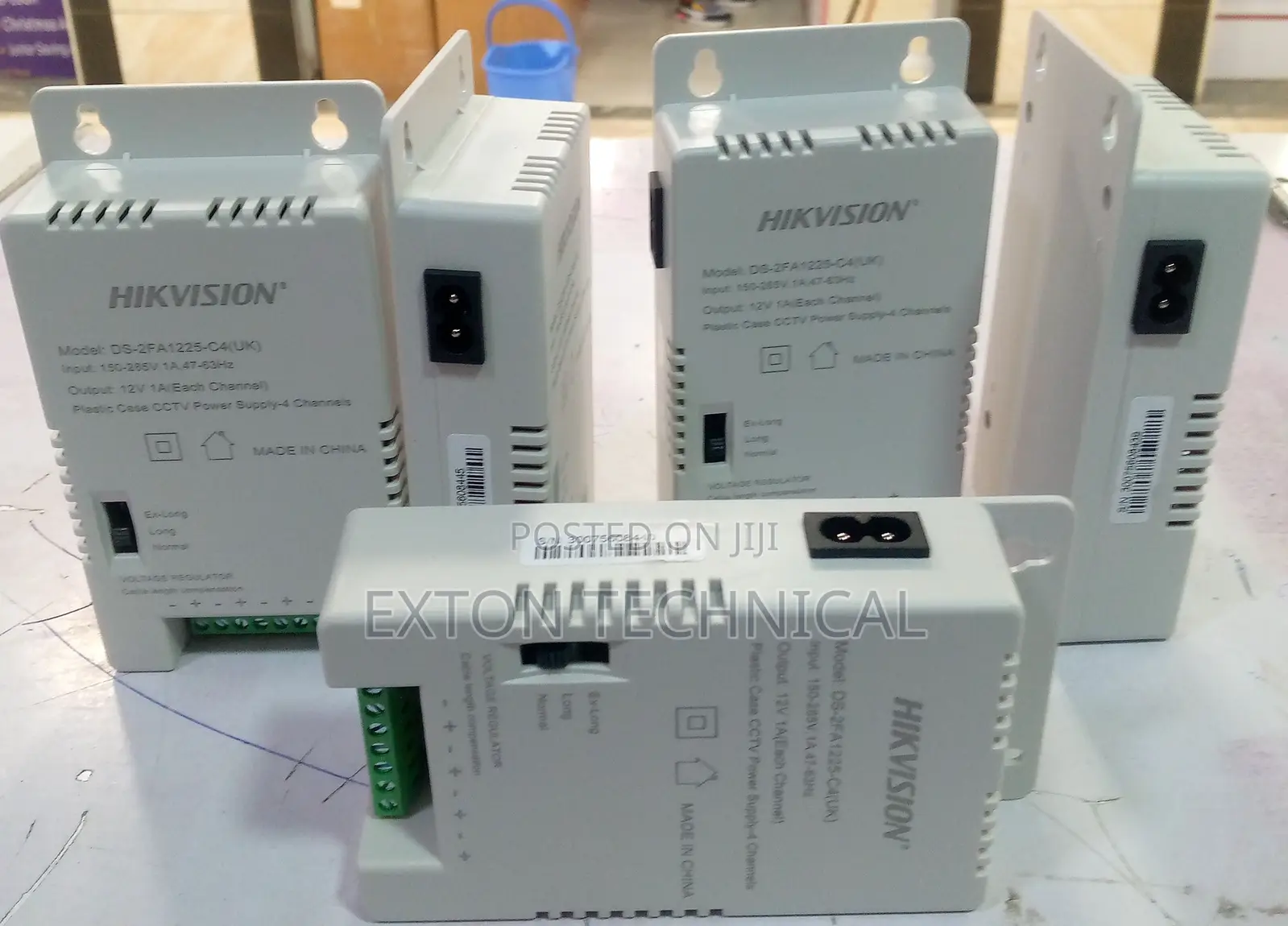 Hikvision 4ch Power Adapter/ Power Supply 12v 4 Channels