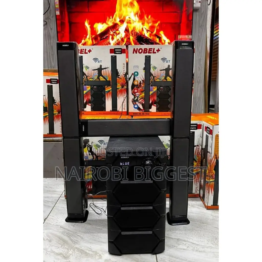 Nobel Nb-2040 Subwoofer 55000w 5.1ch Tallboys