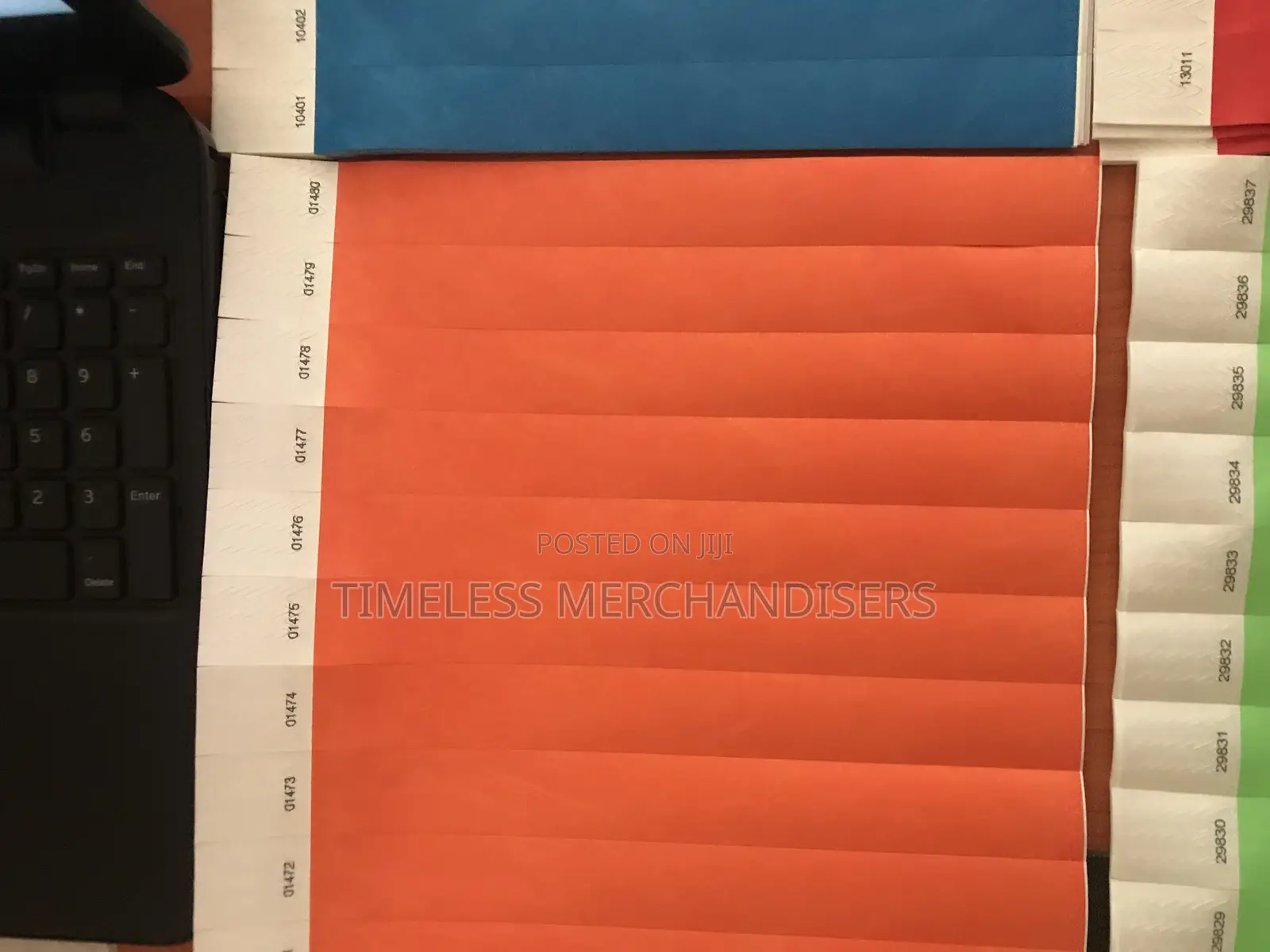 Printing Services for Water Proof Events Wristbands