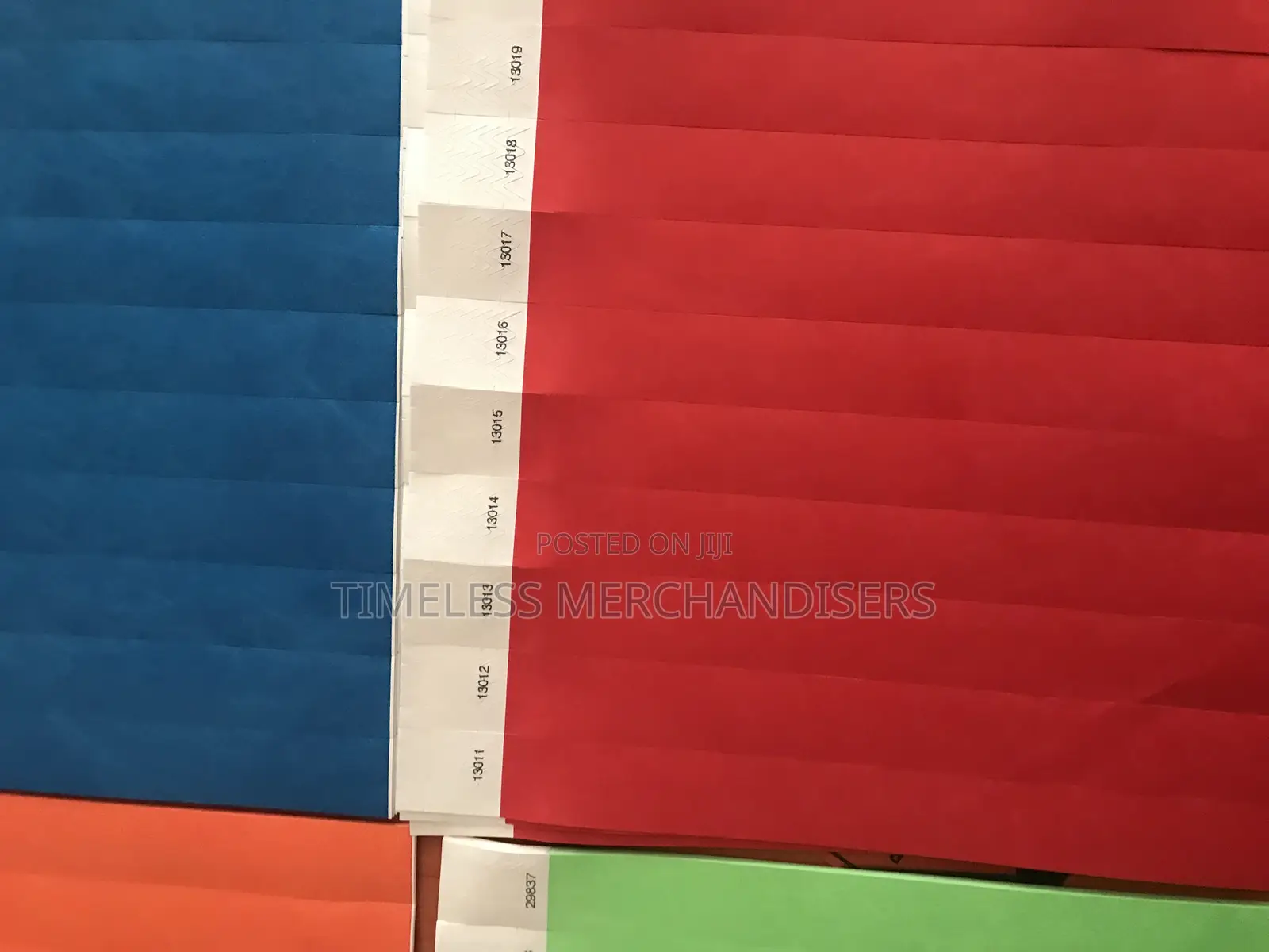 Printing Services for Water Proof Events Wristbands