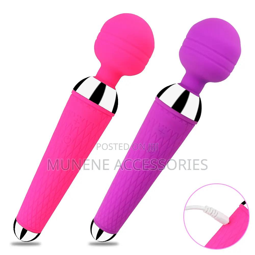 10mode Vibrator Wand Adult Sex Toys G Spot Clit Dildo - Pink