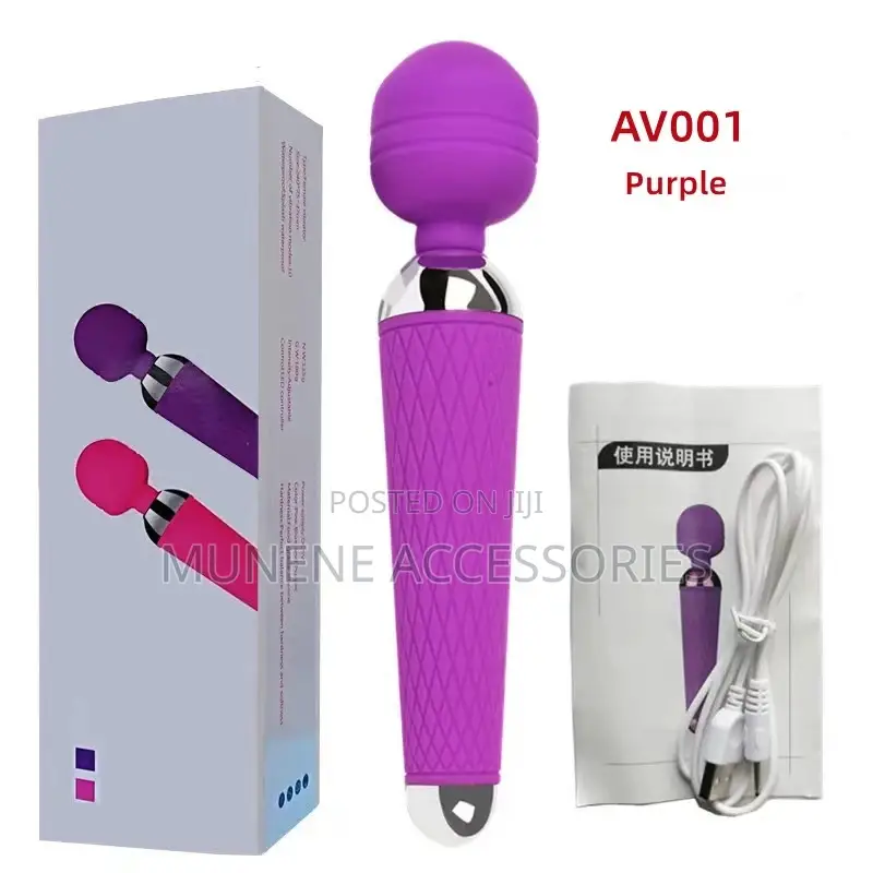 10mode Vibrator Wand Adult Sex Toys G Spot Clit Dildo - Pink