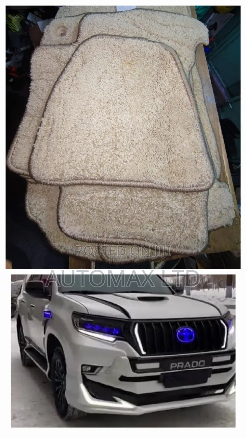 Beige, Original Mats. For Toyota Land Cruiser Prado Tjr150
