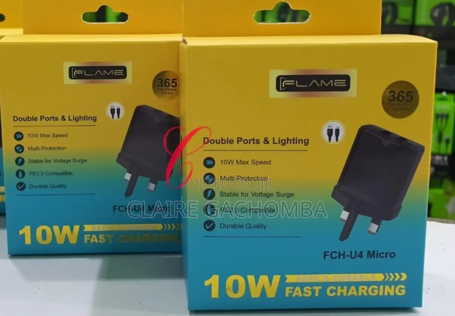 Flame FCH-U4 10W Dual Ports Fast Micro Chargers