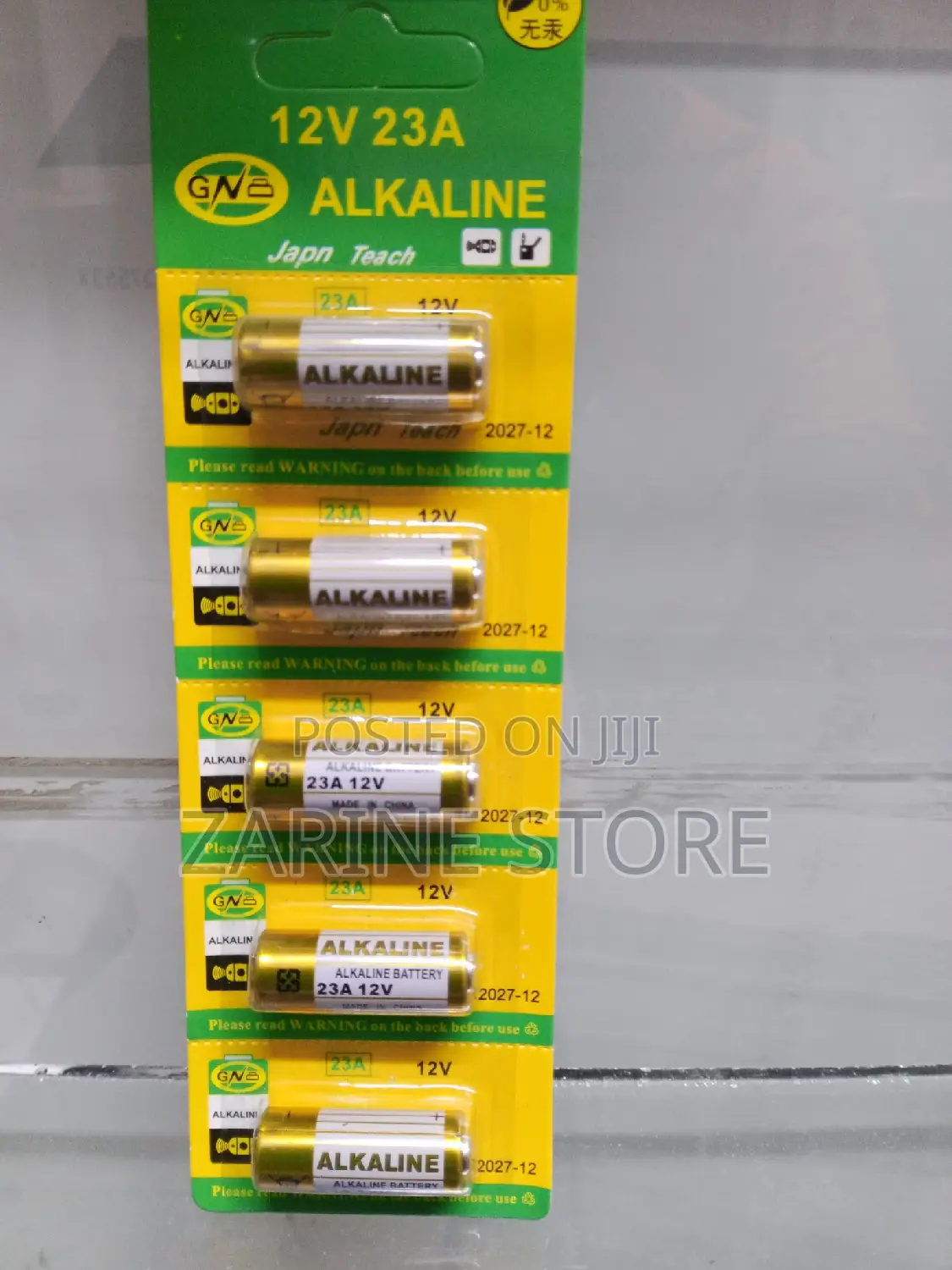 12V 23A Alkaline Batteries