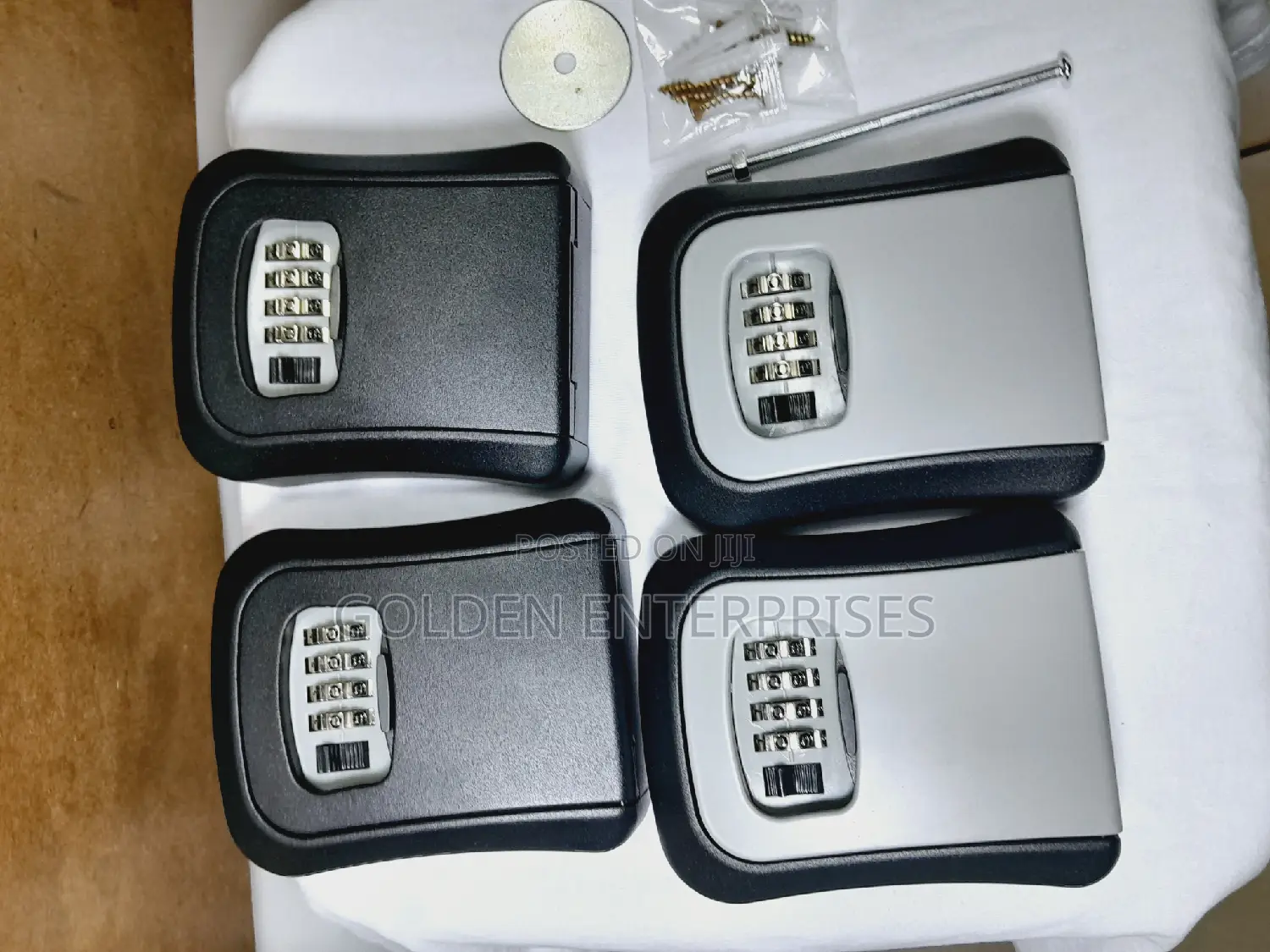 Full Metallic Airbnb Wall Mount Key Lock Box