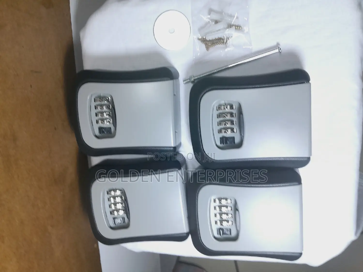 Full Metallic Airbnb Wall Mount Key Lock Box