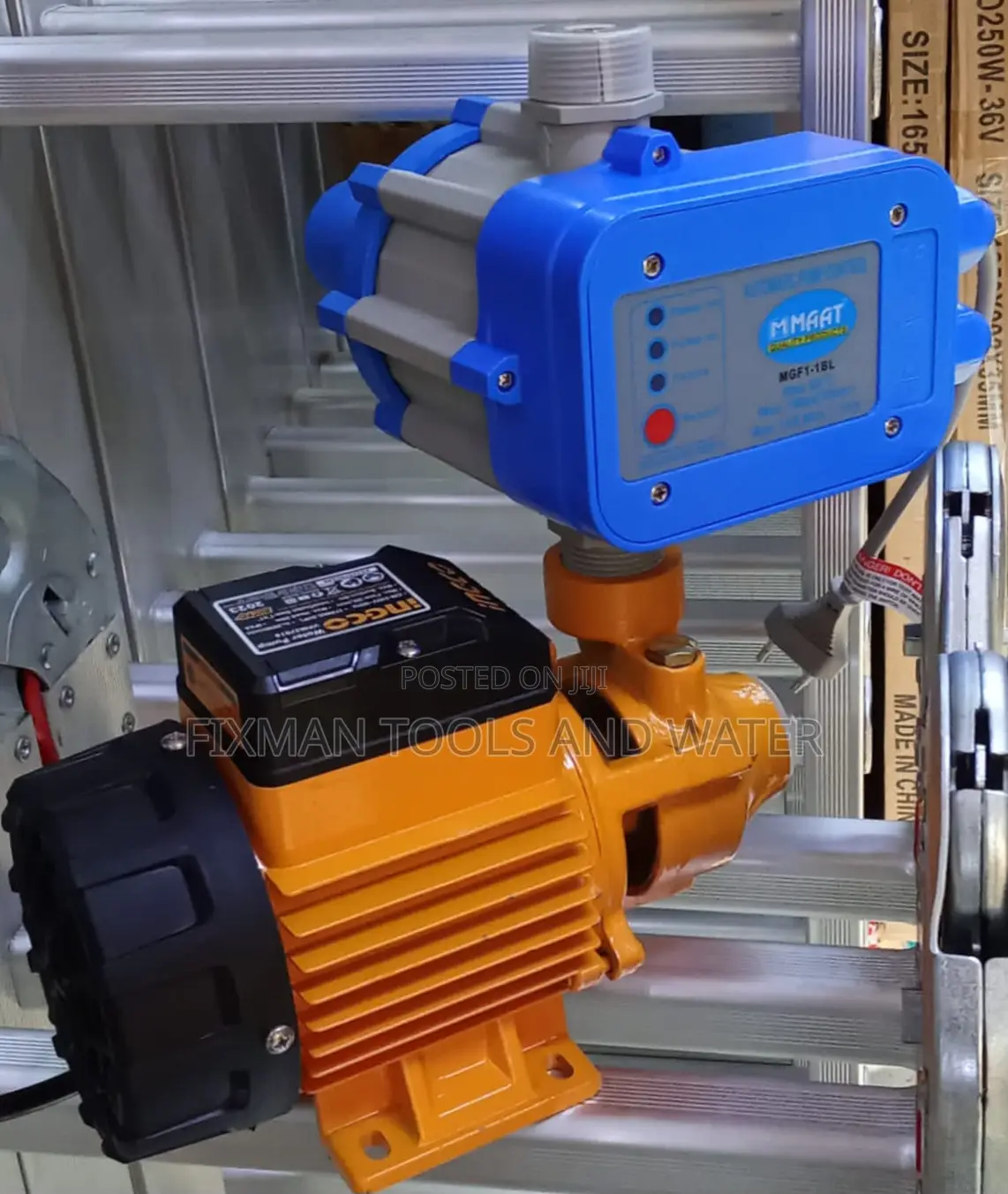 Best Ingco Booster Pump 0.5 HP + Pressure Control Switch
