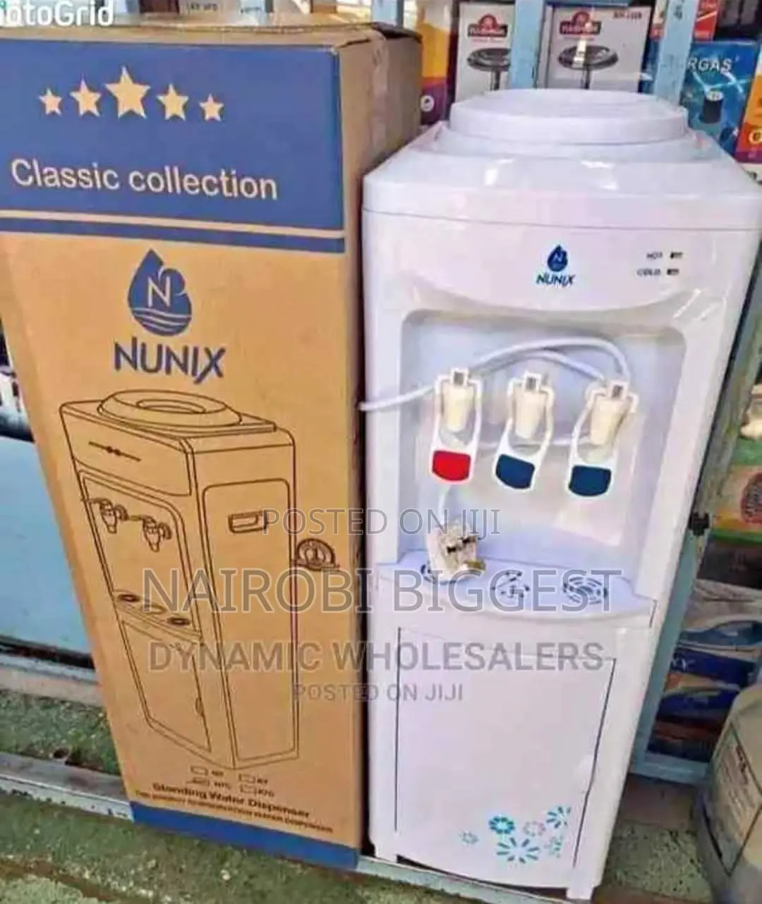 Nunix 3 Tap  Standing Dispenser Available Now