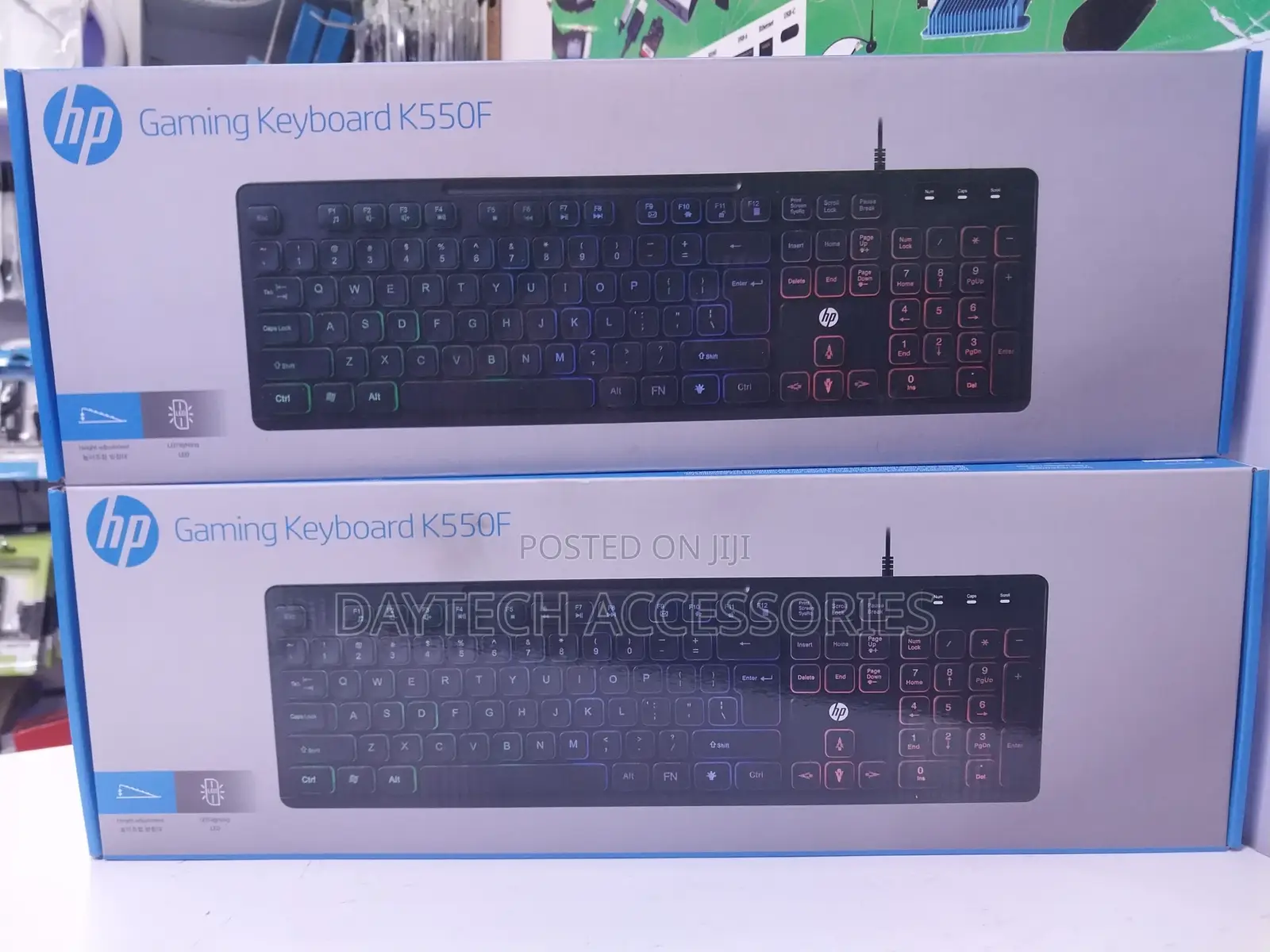 Hp K550f RGB Gaming Keyboard Colorful Lighting