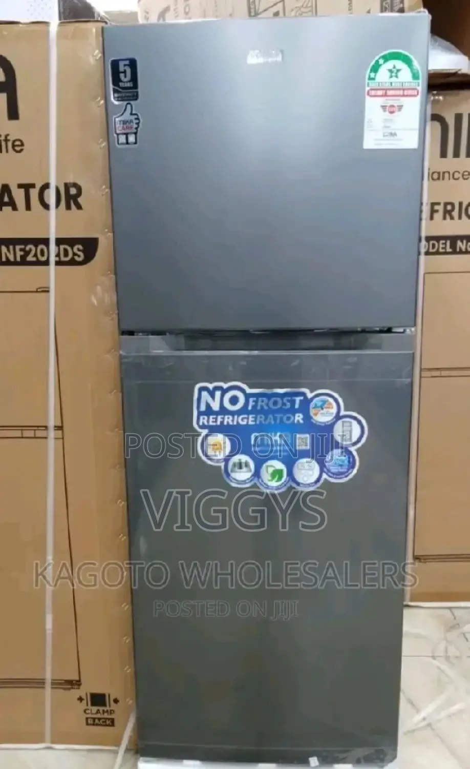 Mika 202 Non Frost Double Door Fridge