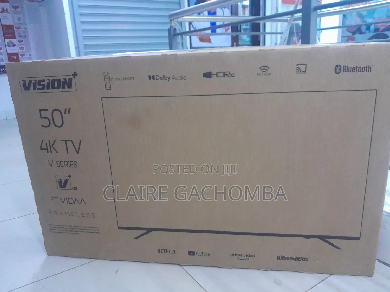 Vision Plus 50 Inch Frameless V+ OS Smart TV