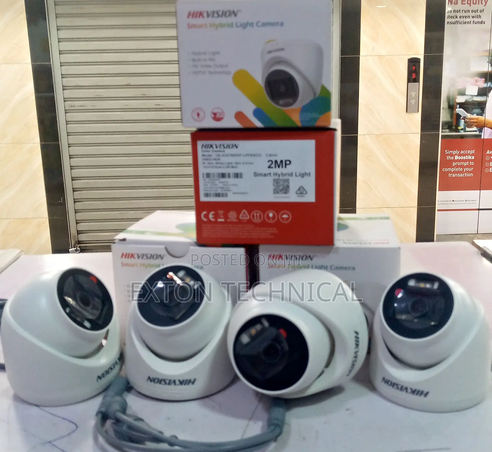 Hikvision 2mp Hd Smart Hybrid Light Dome Camera 20m