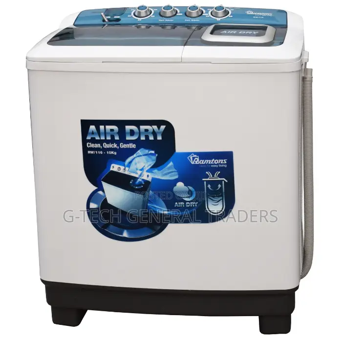 Washer!Ramtons Rw/116 10kg Twin Tub Washing Machine