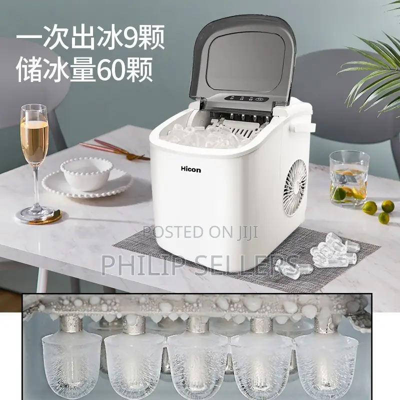 Ice Machine15kgretro Black Red Mini Bedroom Dormitory Round