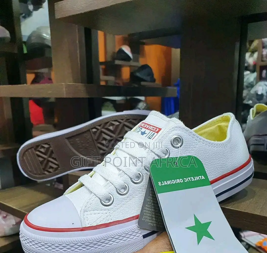 White Soft Leather Unisex Converse