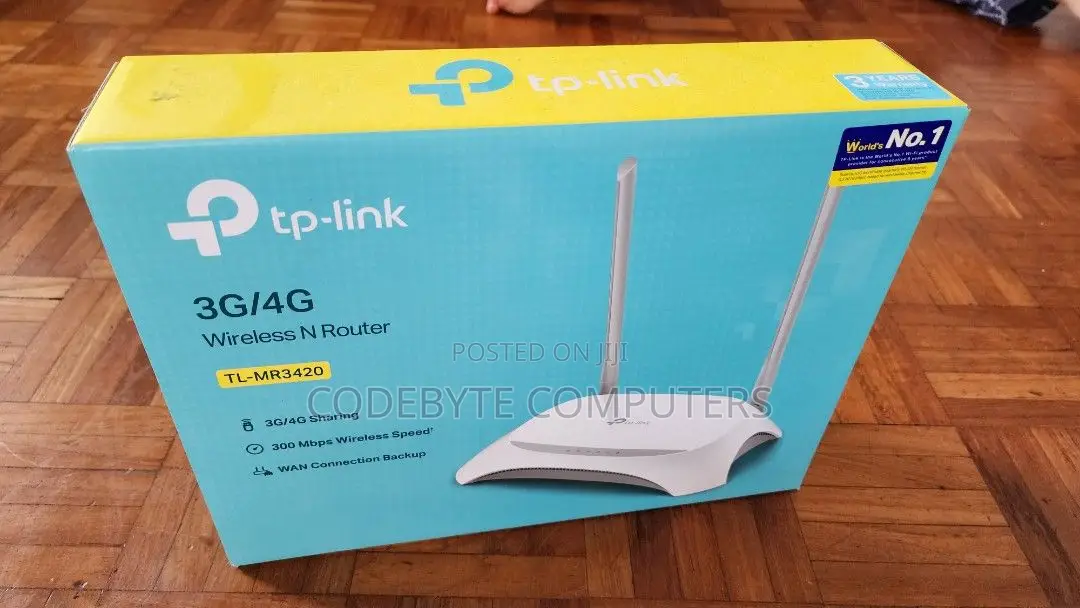 Mr3420 Tplink Wireless Router 300mbps Mr3420