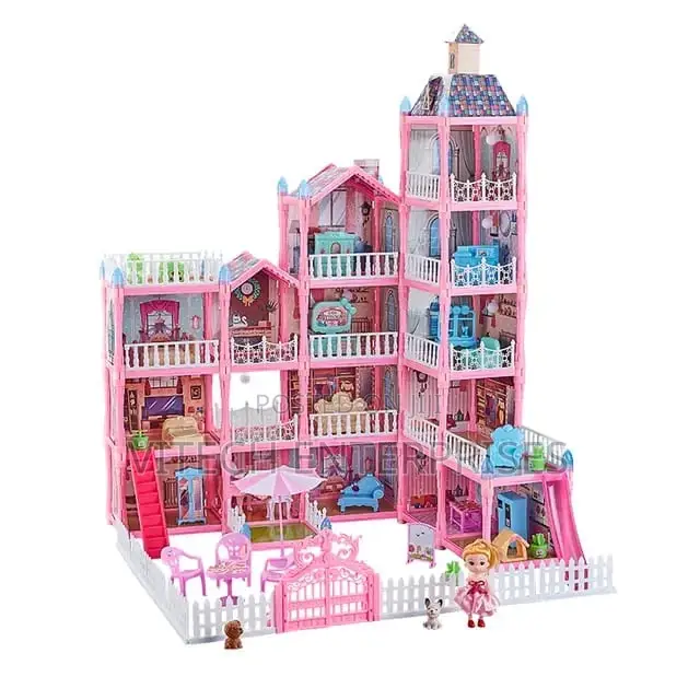 379pcs Doll House Villa Playset