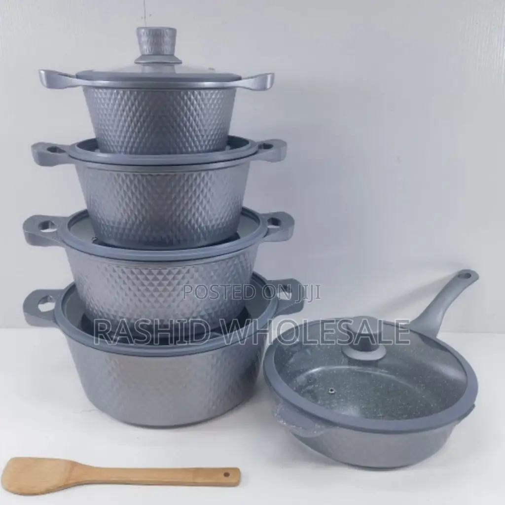 Grey 11pcs Botch Cookware