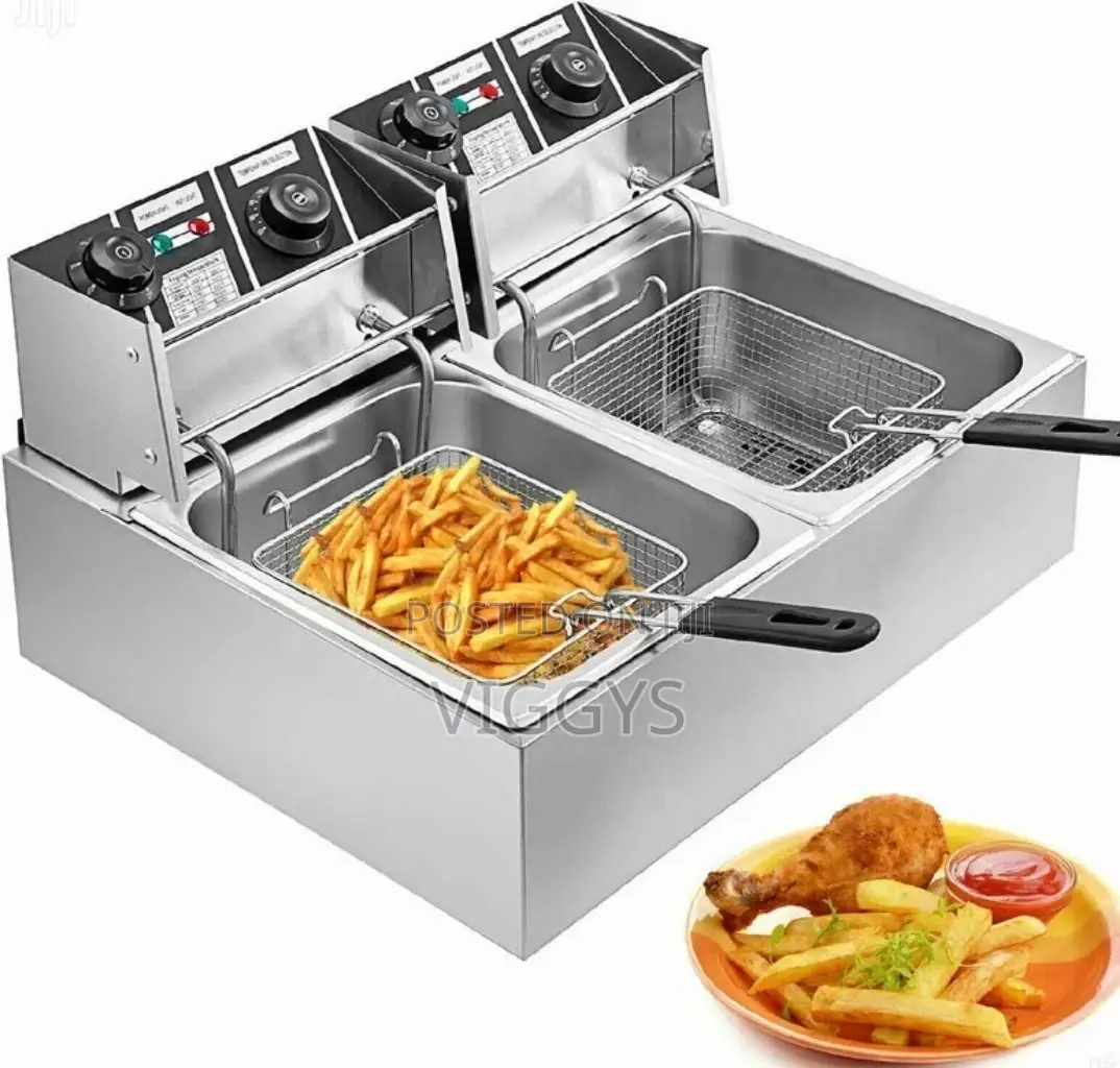 Nunix Double Deep Fryer 12 Litre