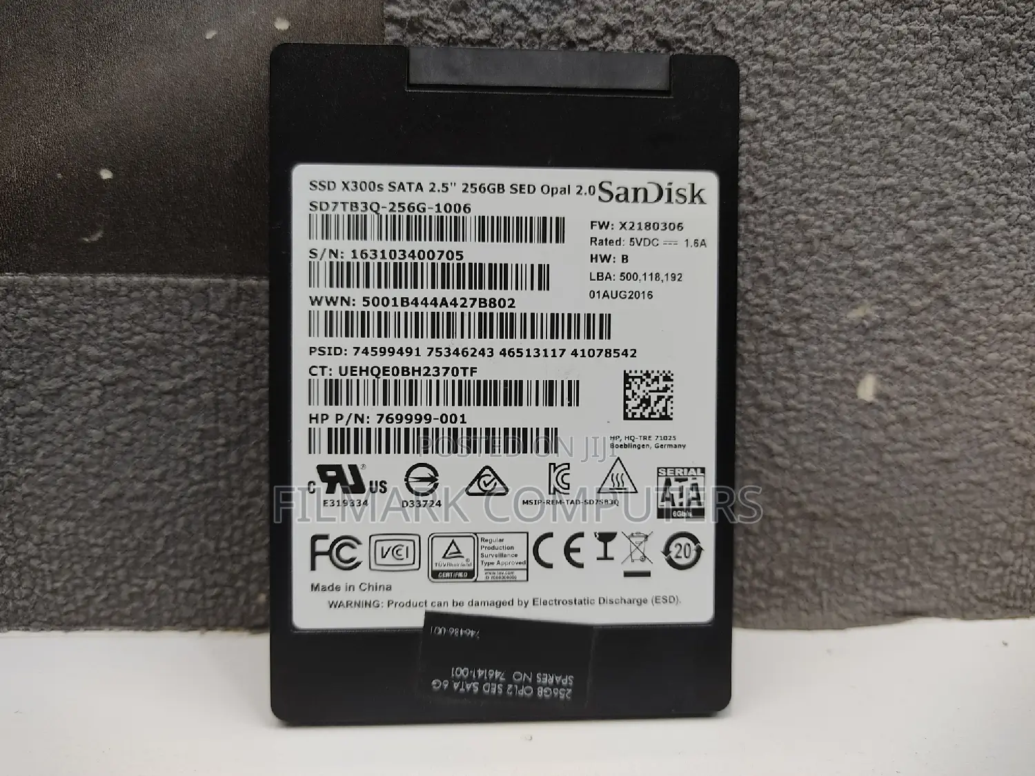 Sandisk SSD X300s Sata 2.5" 256gb Sed 2.0 Sd7tb3aq-256g