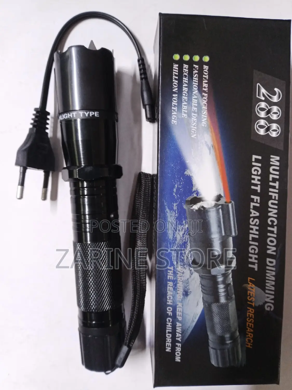 Multifunction Dimming Light Flashlight