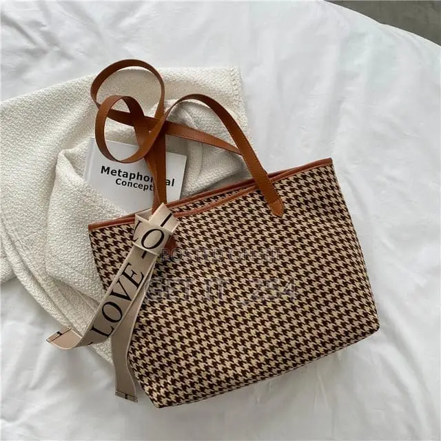 Women's Plaid Leather Handbags