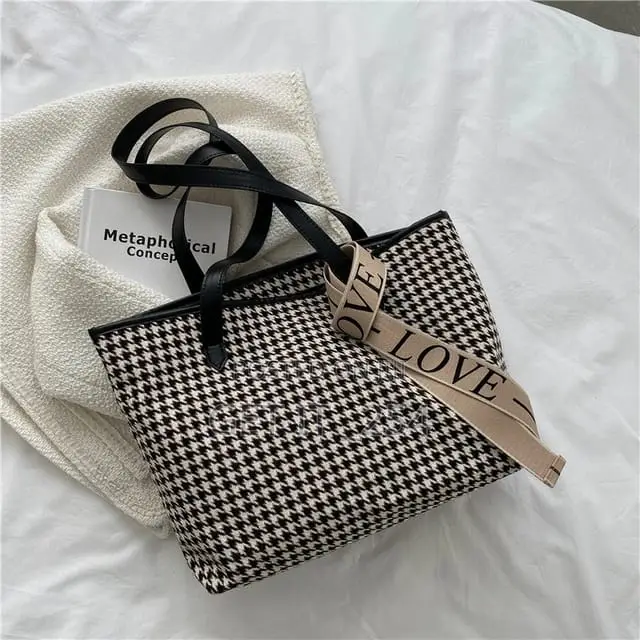 Women's Plaid Leather Handbags