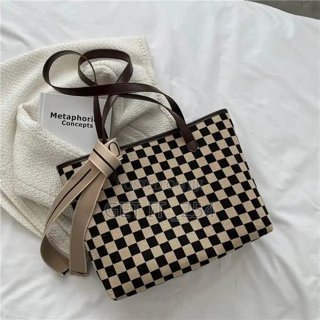 Women's Plaid Leather Handbags