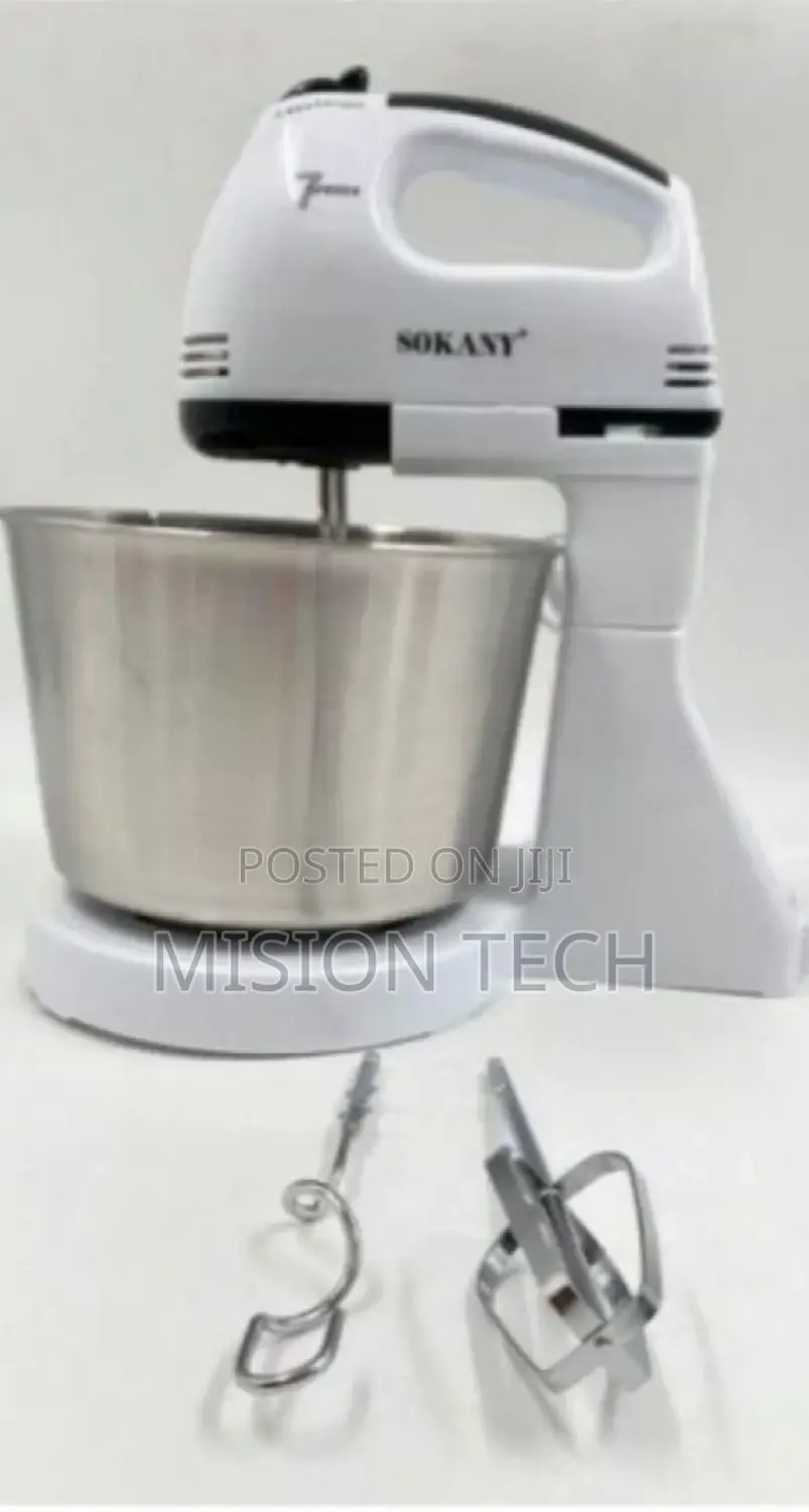 Sokany Electric Hand Mixer With Bowl,Whisk Egg Beater Cake