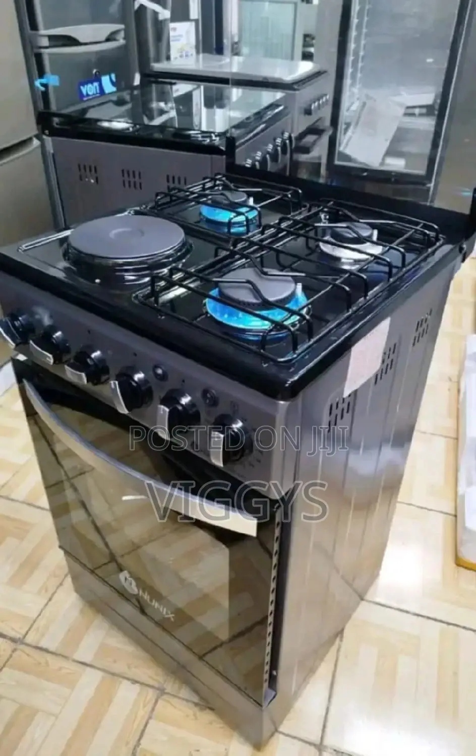 Amazing Nunix 3+1 Standing Cooker 50 by 55 Electric Oven