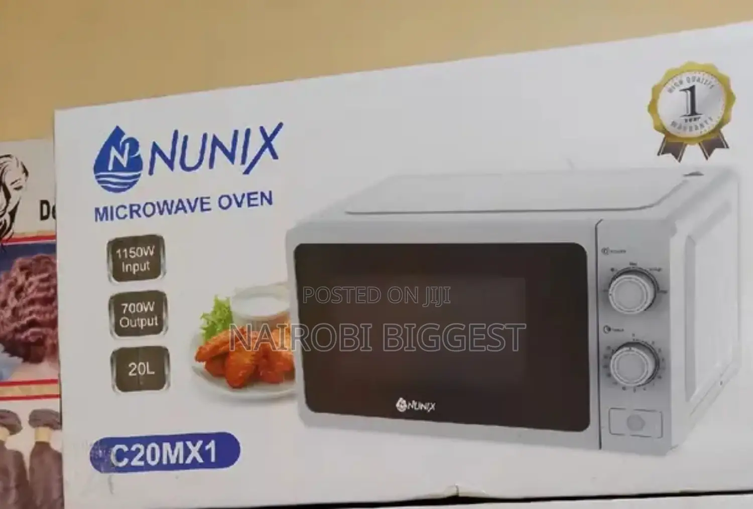 Nunix 20l  Manual Microwave