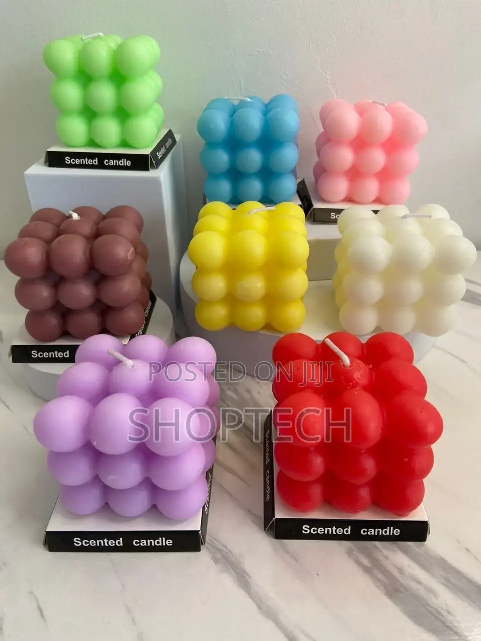 Bubble Cube Candle Silicone Mold