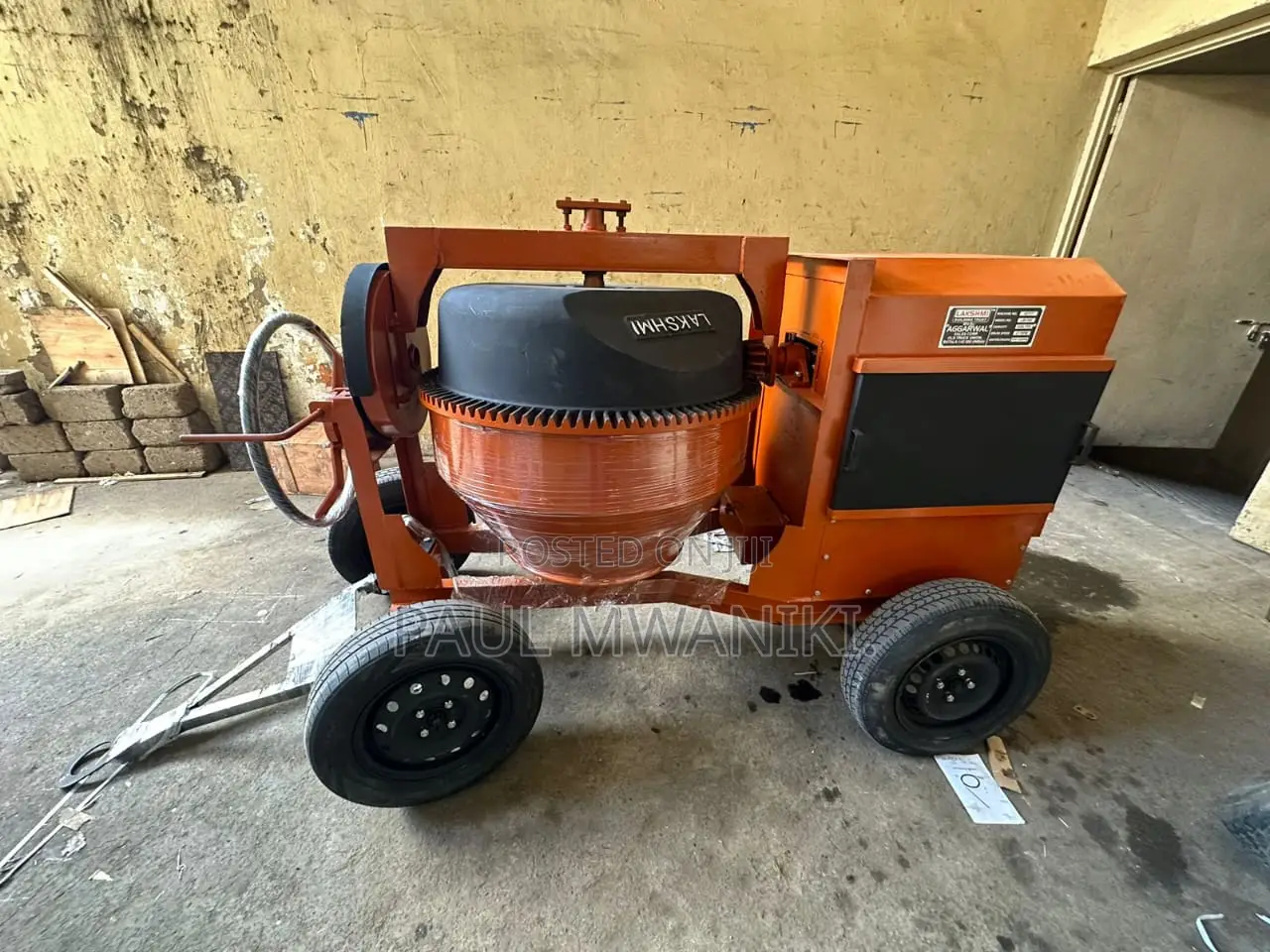 Heavy Duty Towable Indian Concrete Mixer 500l