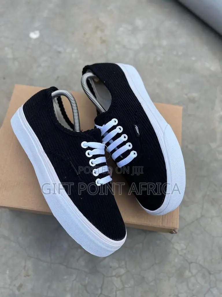 Vans of the Wall Black in Color Unisex Double Sole