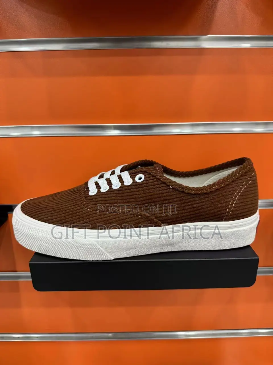 Brown Vans of the Wall Double Sole