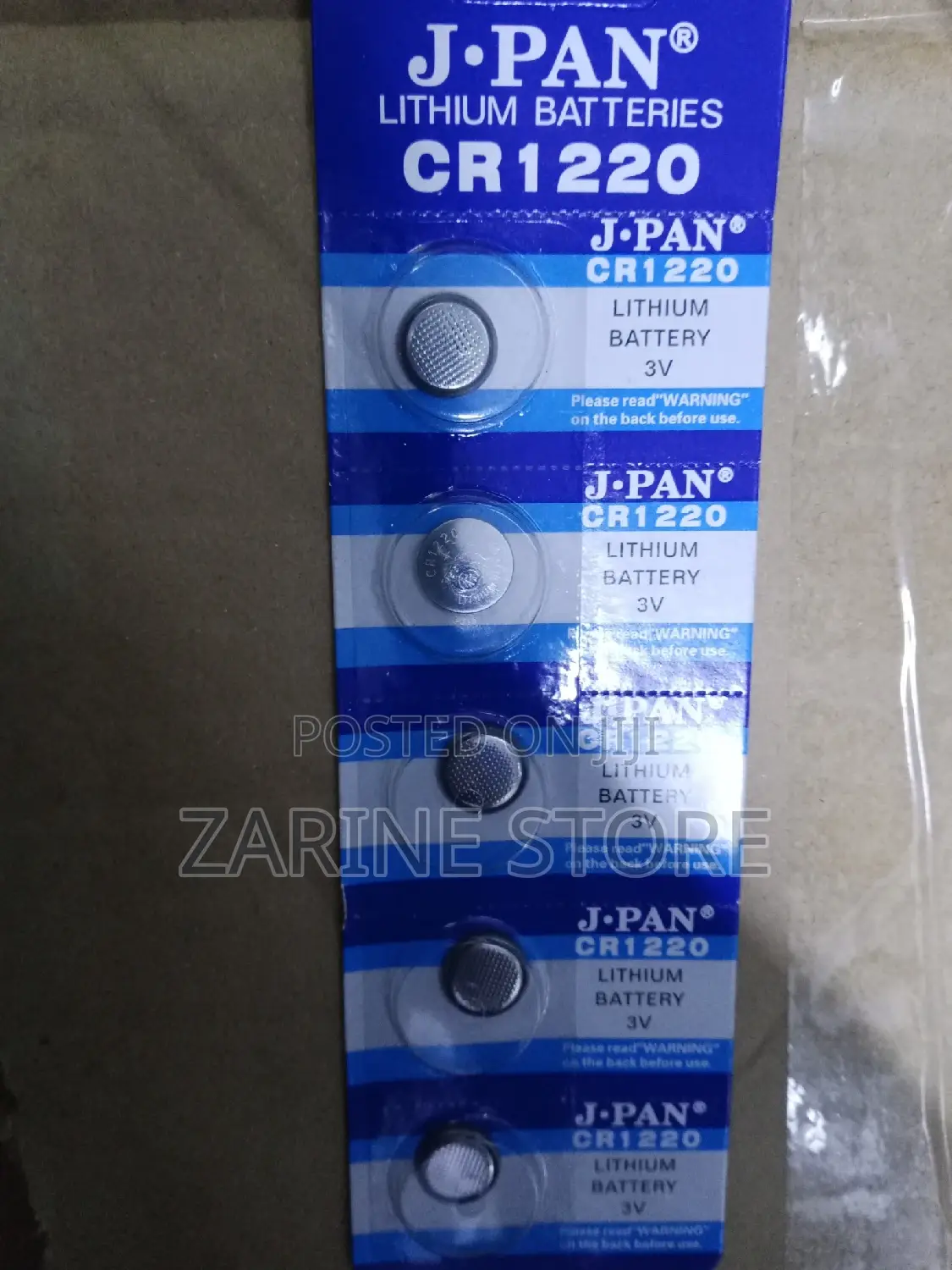 Lithium Battery 3v Cr-1220