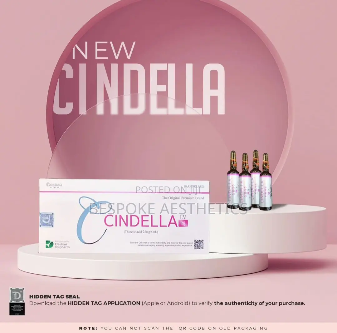 NEW Cindella 1200mg Glutathione Skin Whitening, Scar Removal