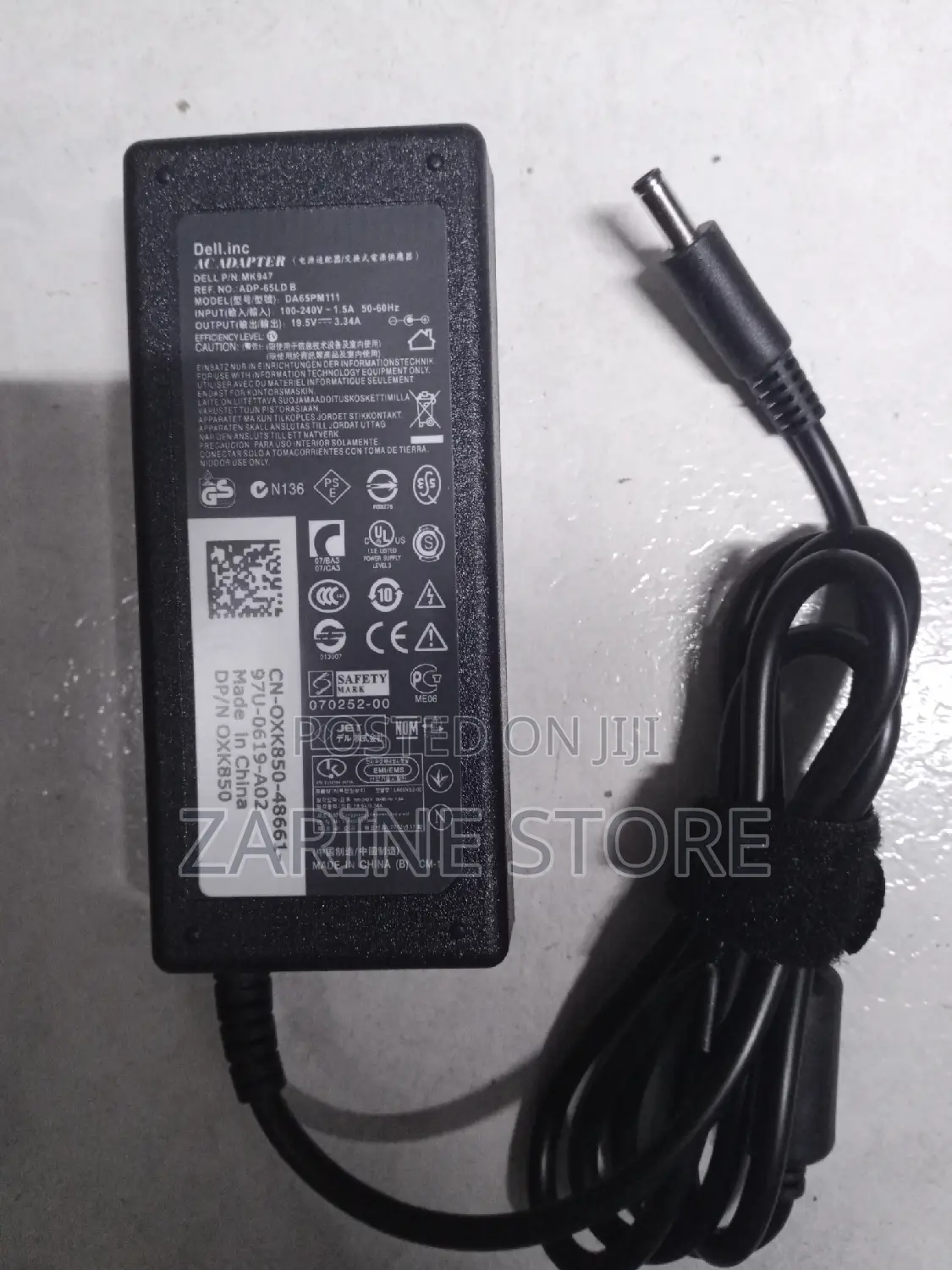 Dell Laptop Ac Adapter 19.5V 90W, 2m Long