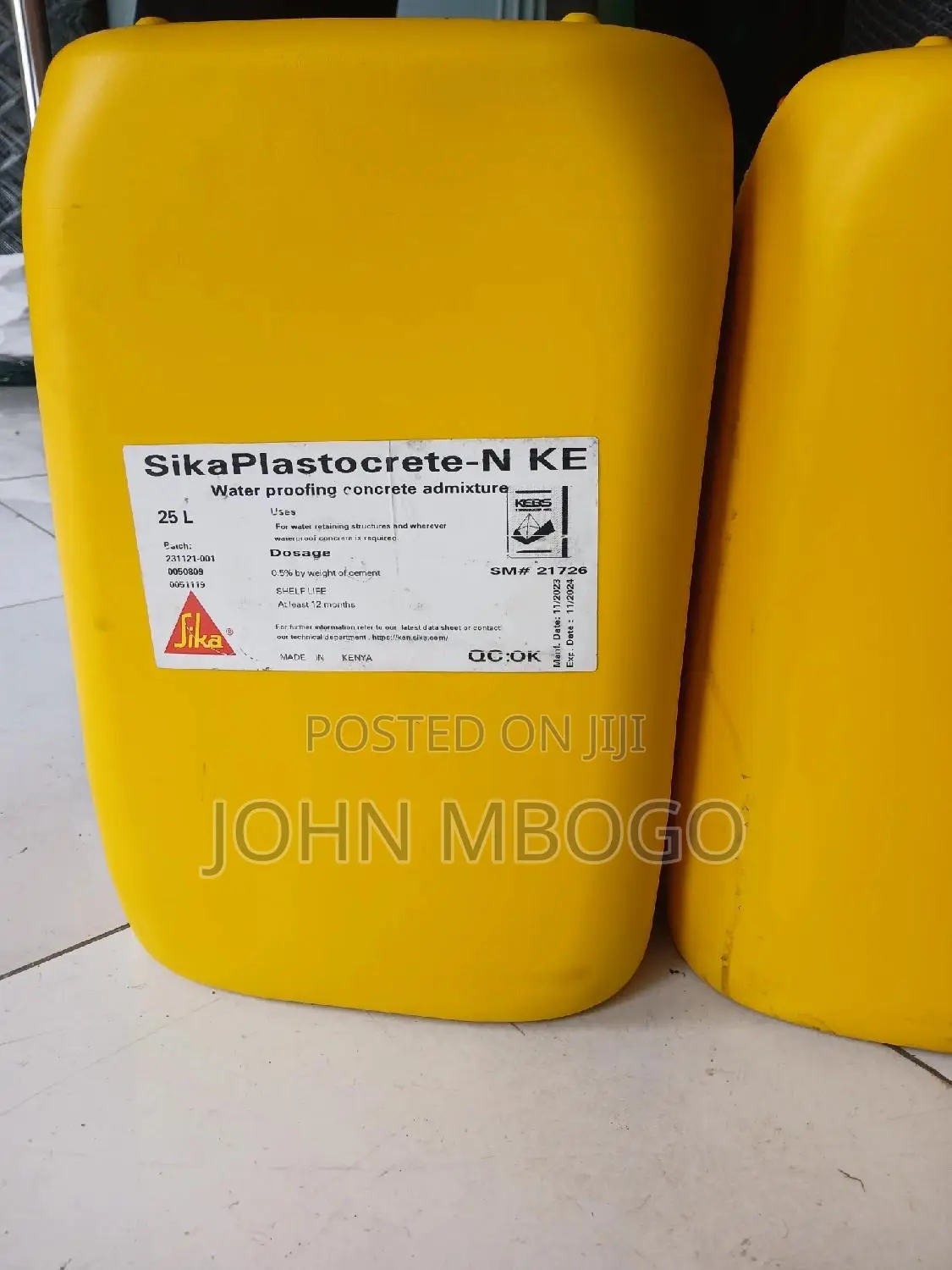 Sika Plastocrete N . Waterproofing Admixture