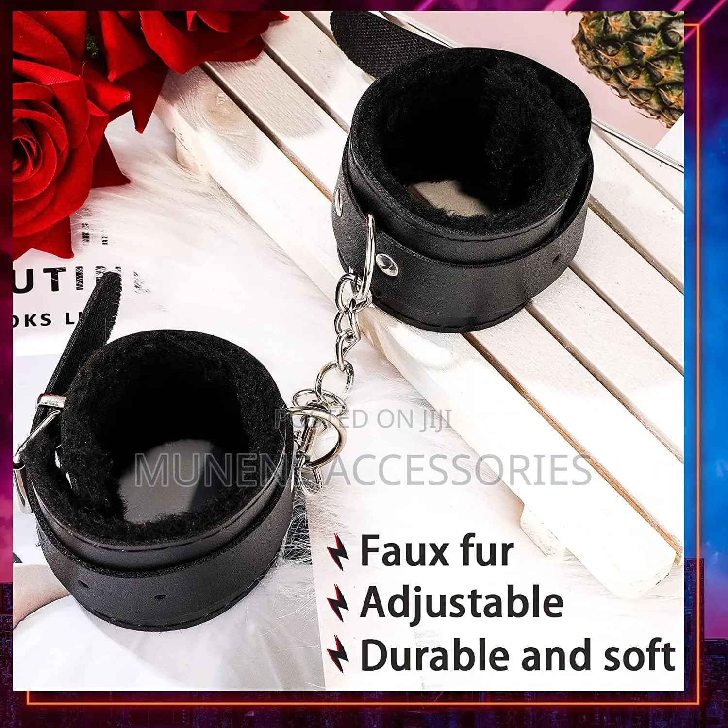 Cuffs Sex Toys BDSM Leather Faux Fur Retraints