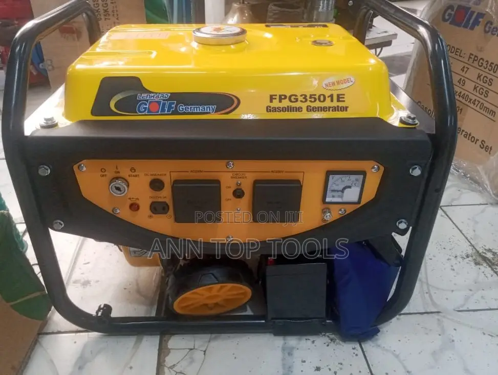 Lenhard Golf Petrol Generator 3kva Wheeled Key Start