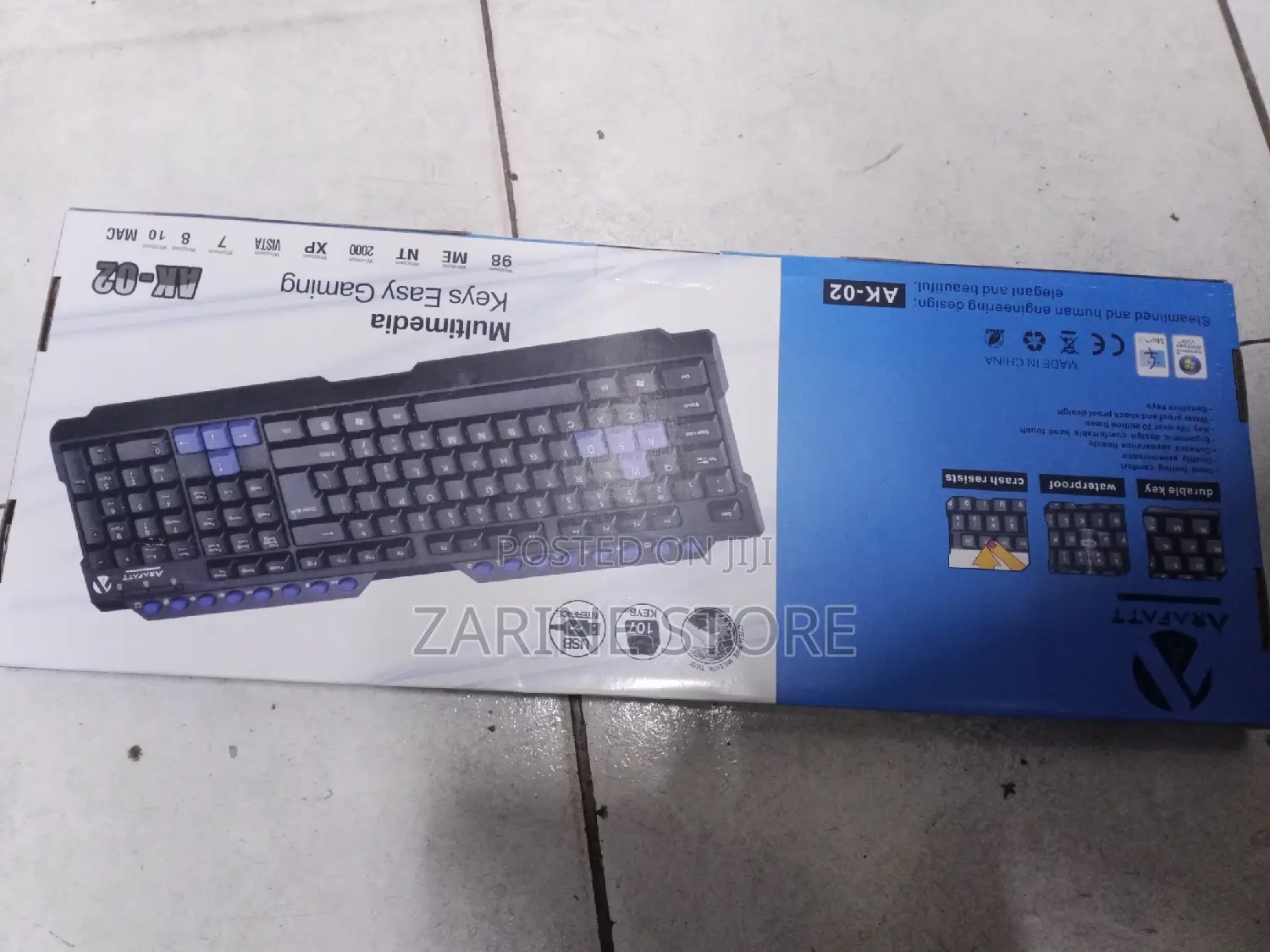 Multimedia Keyboard 107keys, USB Interface