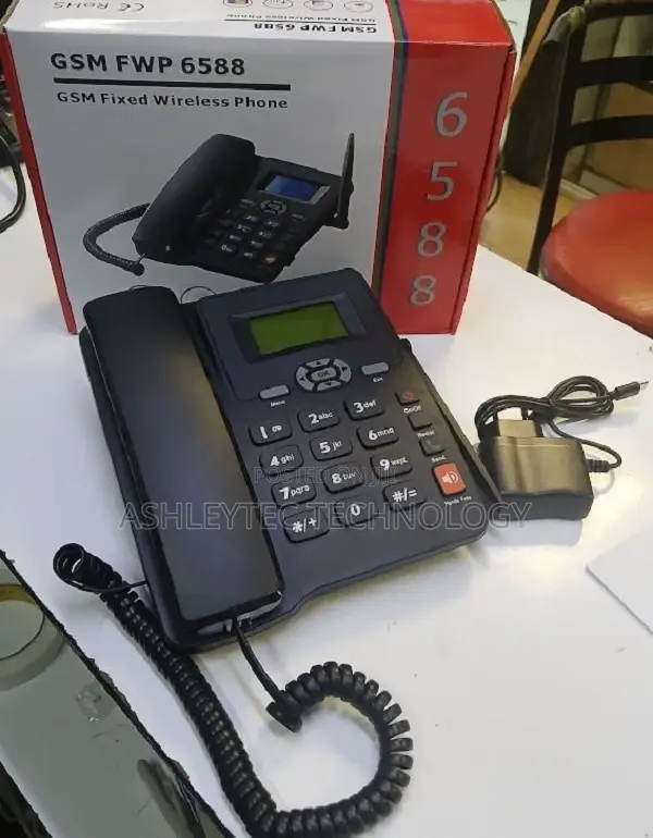 GSM Fixed Wireless Desktop Phone Etross GSM FWP 6588 With Si