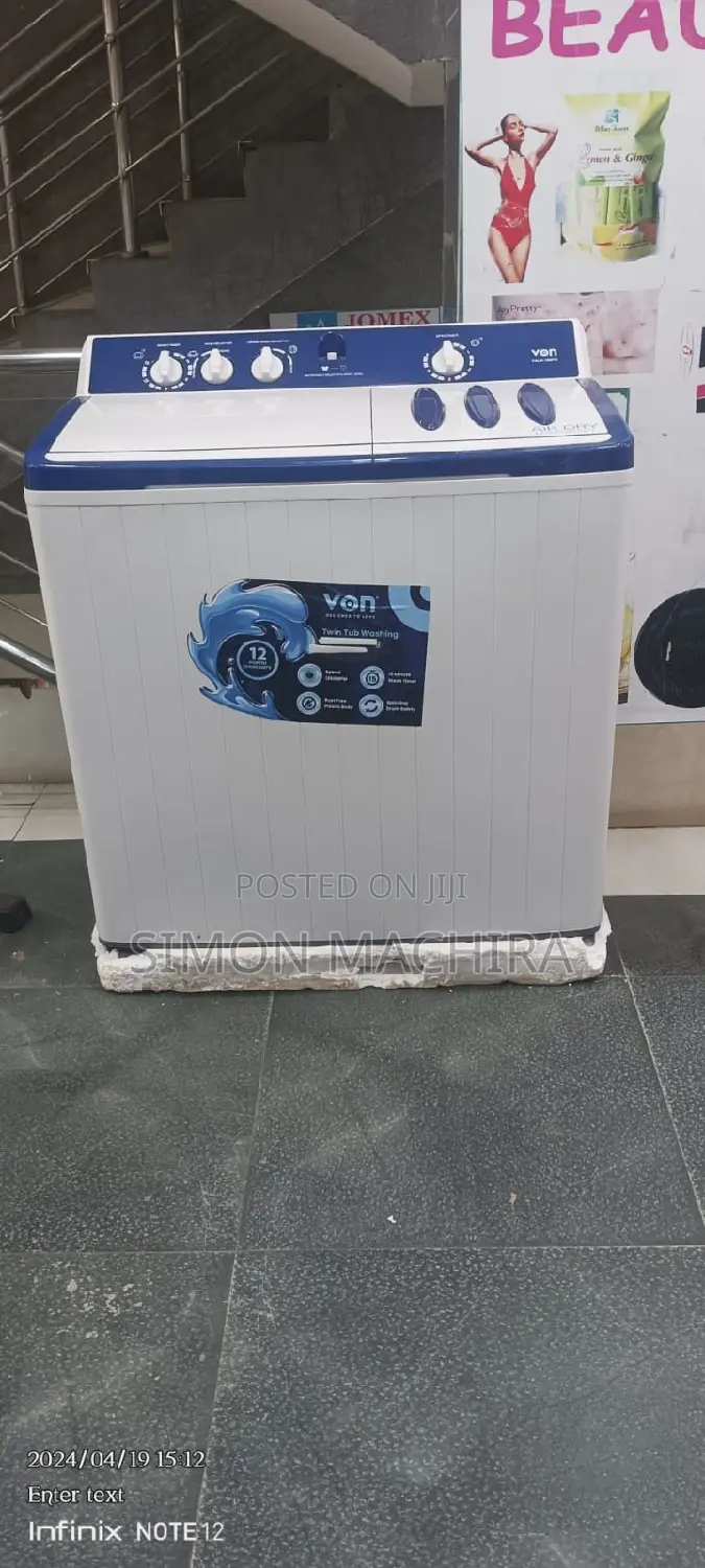 12KG Twin Tub Washing Machine
