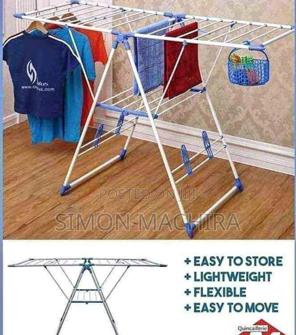 Assembled Portable Clothes Rack
