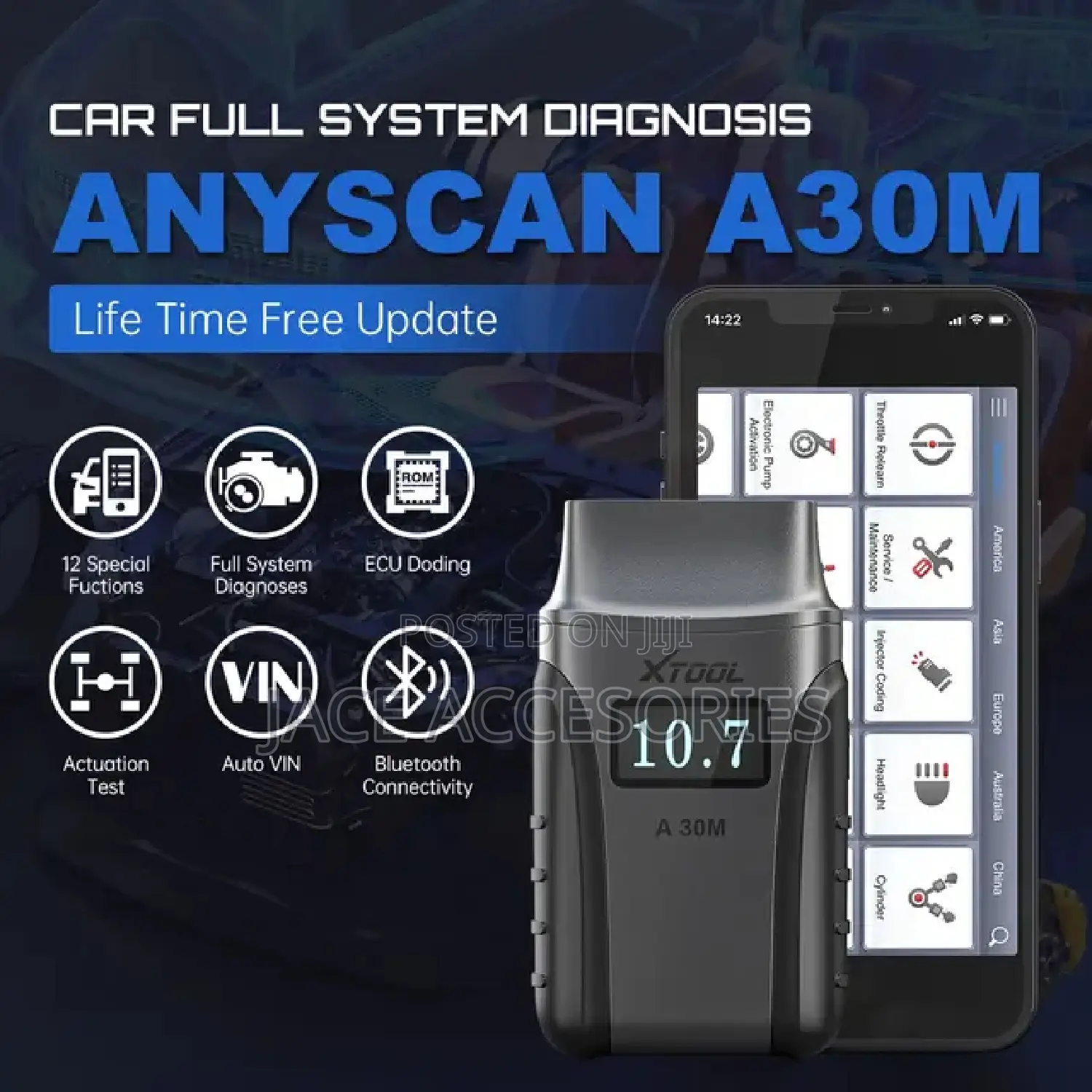 Xtool Anyscan A30M 21 Special Functions(Free Lifetime App)