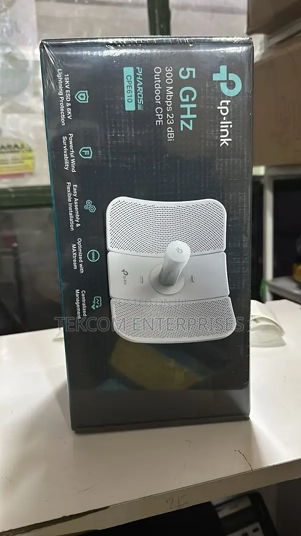 Cpe610 Tp-Link Cpe 5ghz 300mbps Outdoor Cpe – Tl-Cpe610