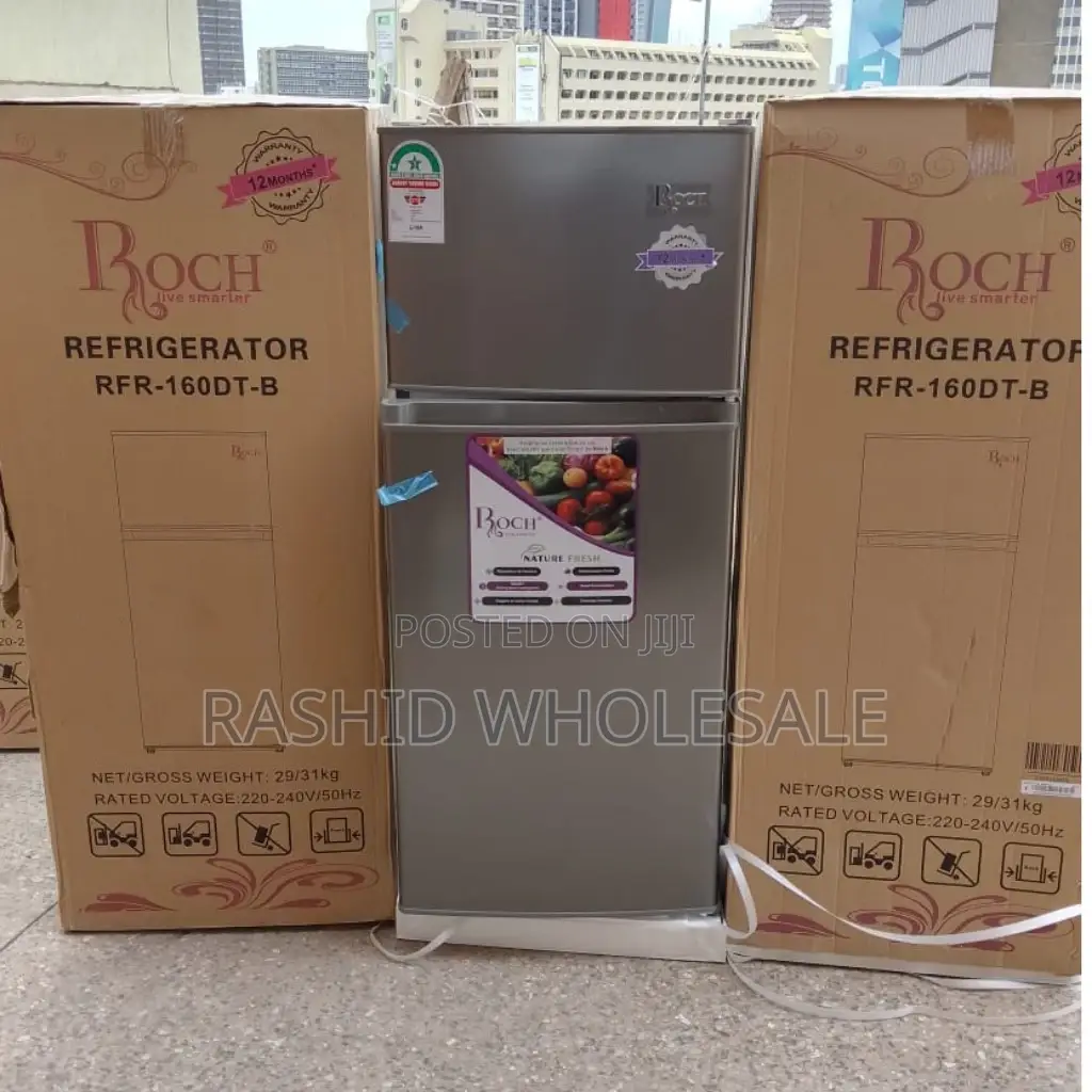 Roch 128litres Rfr-160dt-b Double Door Refrigerator